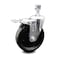 Service Caster 5 Inch Phenolic Swivel 1/2 Inch Threaded Stem Caster with Total Lock Brake SCC SCC-TSTTL20S514-PHS-121315 - alternate 1